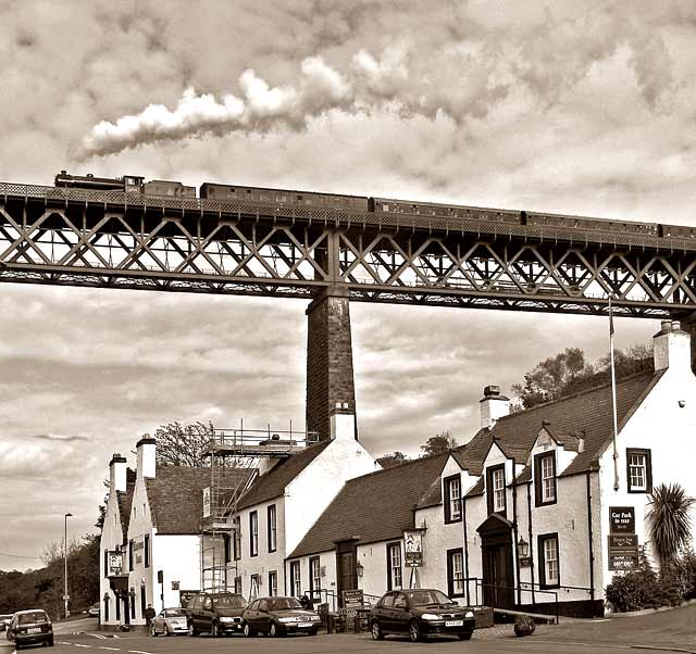 Steam Train Excursion over the Forth Rail Bridge  -  May 2008