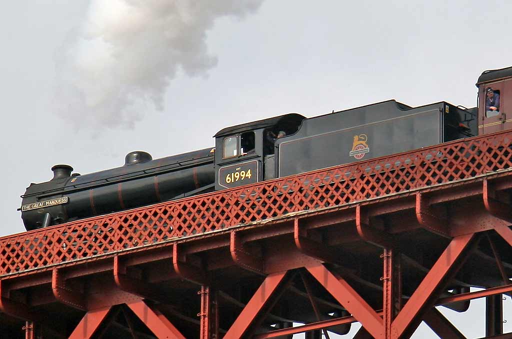 Steam Train Excursion over the Forth Rail Bridge  -  May 2008