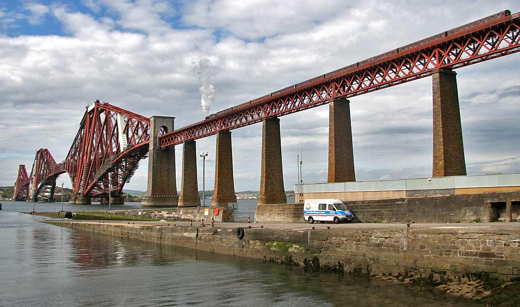 Steam Train Excursion over the Forth Rail Bridge  -  May 2008