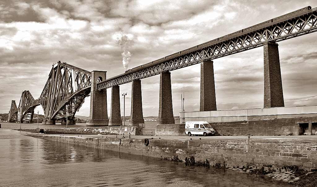 Steam Train Excursion over the Forth Rail Bridge  -  May 2008