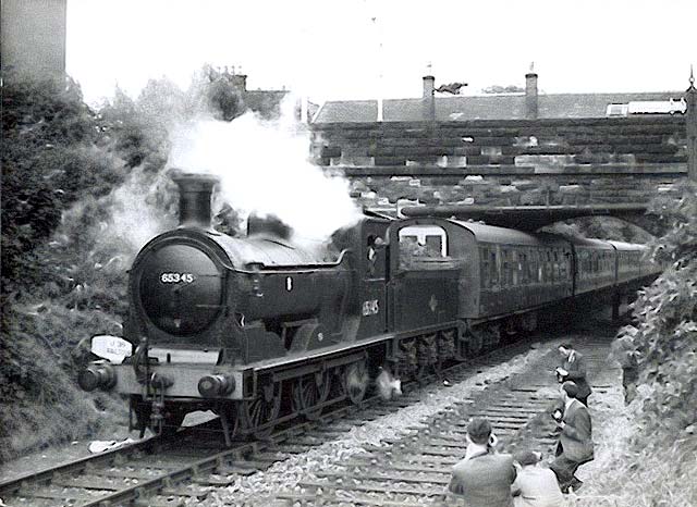 Railtour near Granton Road Station - 1962