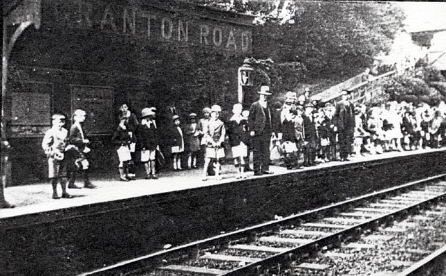 Granton Road Station Platform  -  When might this photograph have been taken?