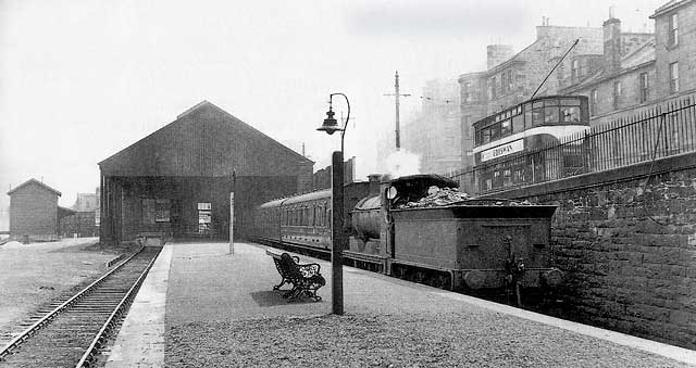 Trains about to depart from Princes Street Station  -  October 21, 1963