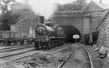 An engine emerges from the southern end of Rodney Street Tunnel  -  1904 