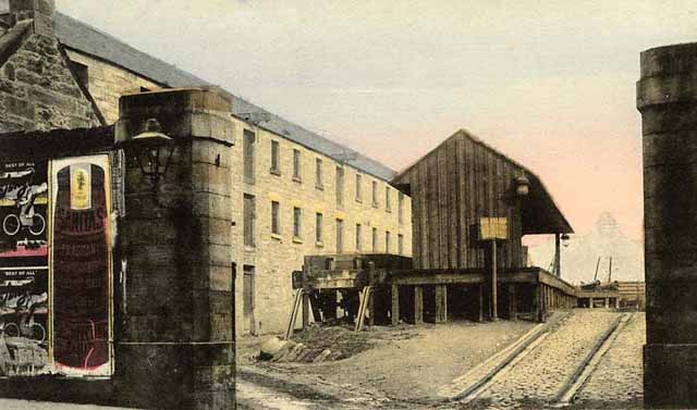 An engine emerges from the southern end of Rodney Street Tunnel  -  1904 