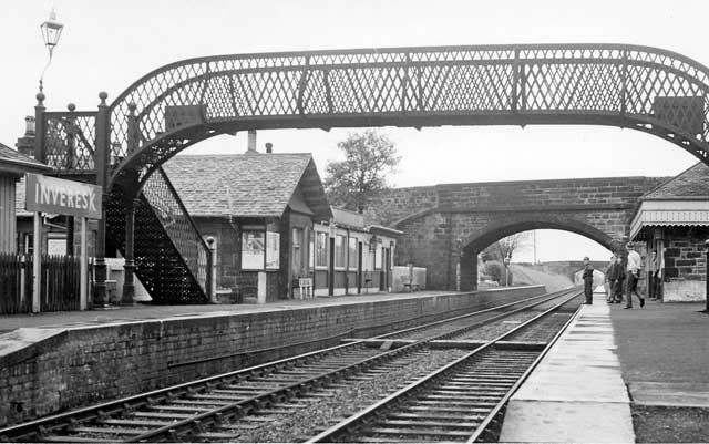 Railway photos - Inveresk Station  -  May 2, 1964