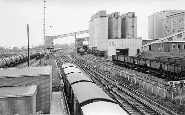 Railway photos - Oxwellmains sidings, East Lothian