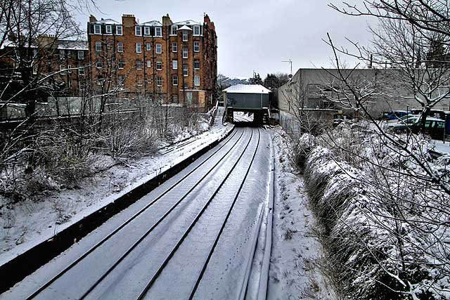 Morningside Road Station  -  Snow  -  December 24, 2009