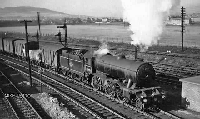 Edinburgh Railways  -  Dalry  -  Dalry Road Station in the background