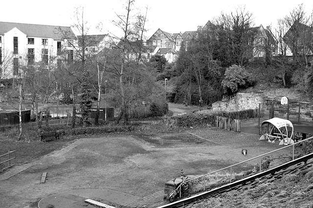 Railways in North Edinburgh - Scotland Street Coal Yard, converted to a children's playground