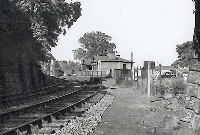 Trinity Station 1986  -  as the railway lines were being lifted