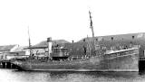 Steam Trawler GN37, Drumsheugh, at Granton Harbour in 1952