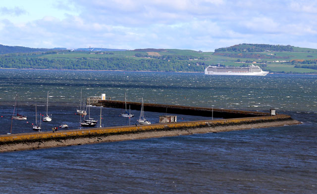 MSC Magnifica in  the Firth of Forth  -  seen from Granton Harbour, 23 May 2013