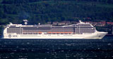 MSC Magnifica in  the Firth of Forth  -  seen from Granton Harbour, 25 May 2013
