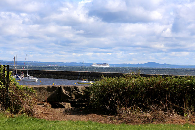 MSC Magnifica in  the Firth of Forth  -  seen from Granton Harbour, 23 May 2013