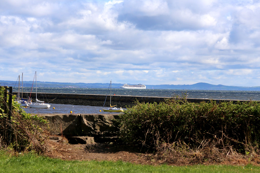 MSC Magnifica in  the Firth of Forth  -  seen from Granton Harbour, 23 May 2013