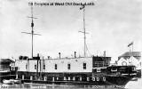 The Training Ship, TS Dolphin at West Old Dock, Leith