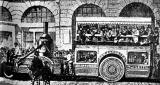 Steam Passenger Transport, 1870  -  Light Traction Engine and Trailer, 'New Favorite'