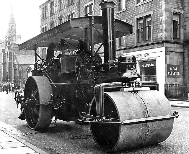 1960s. Roller in Edinburgh, 1960s