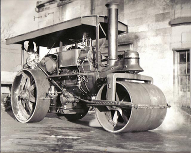 Midlothian Steam Roller, now in Aberedeenshire