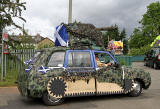 Edinburgh Taxi Trde Children's Outing, 2012  -  One of the Award Winning Taxis.  This one was decorated as a Tank