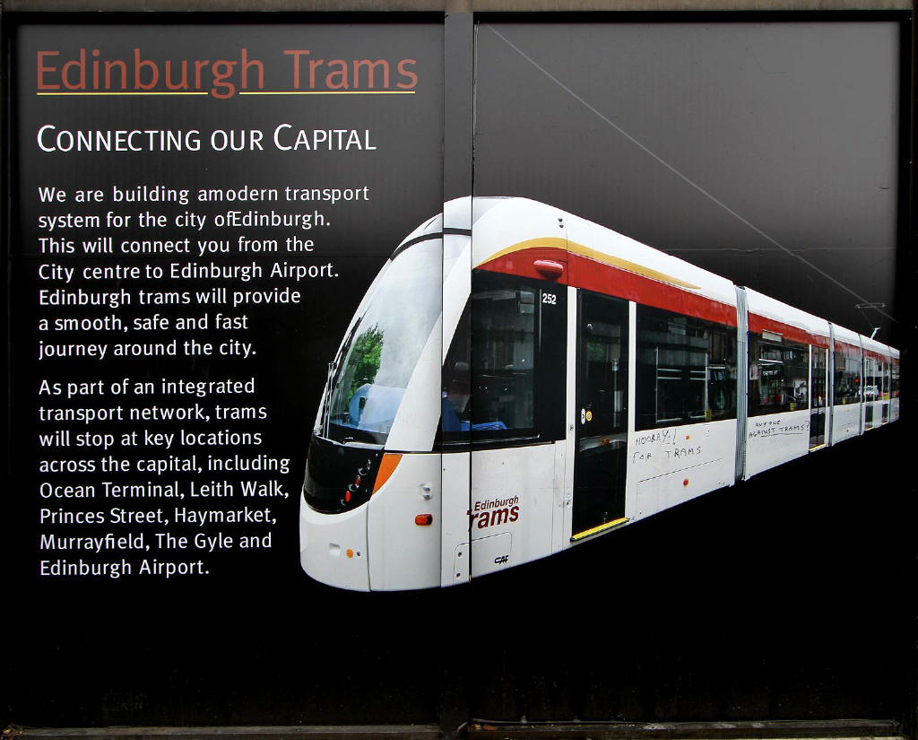 Poster for Trams - South side of St Andrew Square