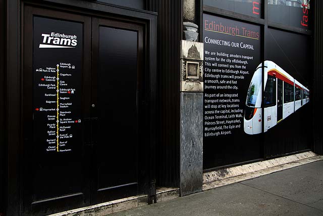 Poster for Trams  -  South side of St Andrew Square