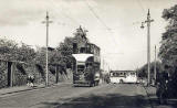 No 9 Tram in Colinton Road, heading for Granton