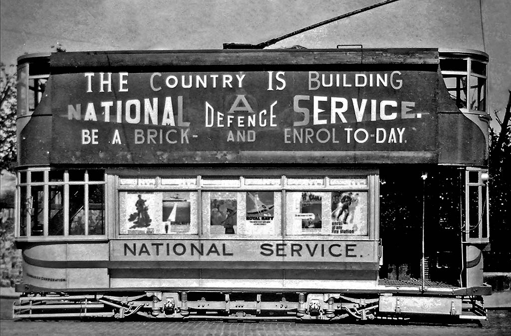 Decorated Trams  -  National Service  -  Enrol To-day