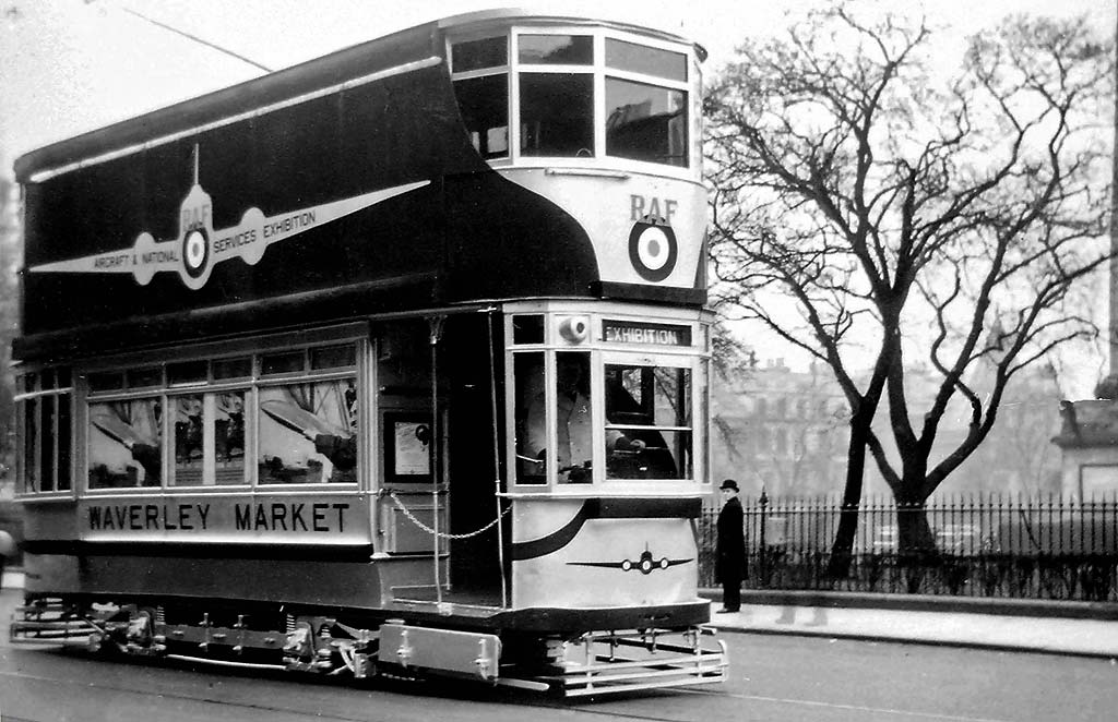 Decorated Trams  -  Waverley Market  -  Raf Exhibition