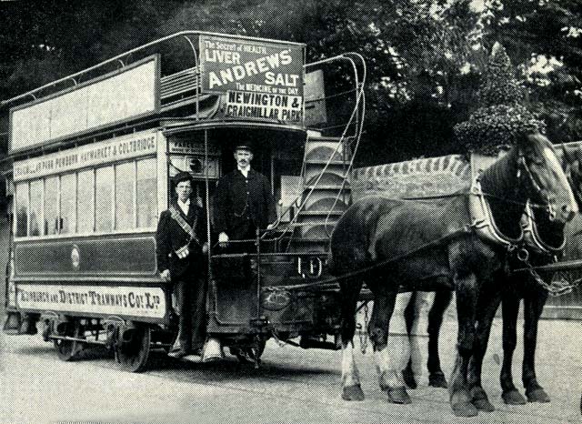 Steam Passenger Transport, 1870  -  Light Traction Engine and Trailer, 'New Favorite'