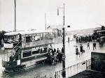 Cable car and electric car at Joppa