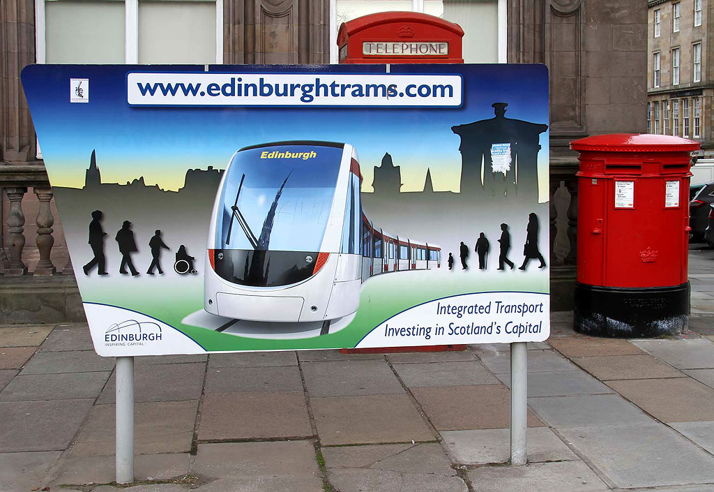 Poster for Trams  -  South side of St Andrew Square