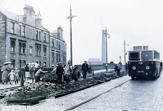Roadworks  -  Removing the Tramway Tracks  -  Where and whwn?