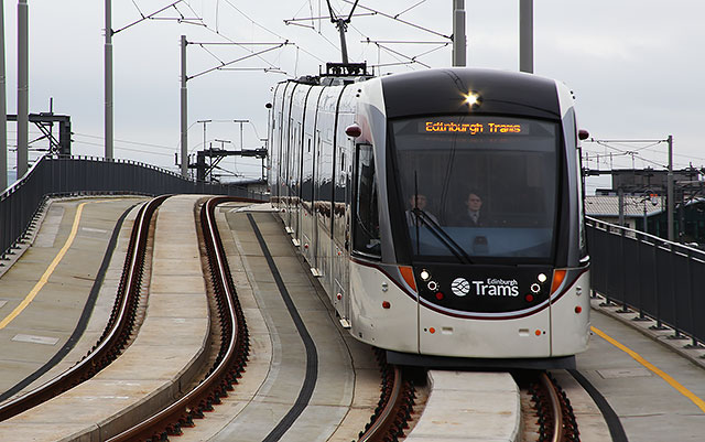 Testing Edinburgh's new trams  -  Exercise Salvador  -  13 March 2014