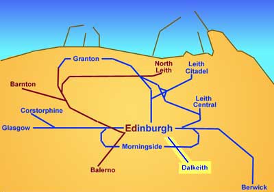 Edinburgh's Railways  -  Edinburgh to Dalkeith