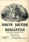 Advert on 1928 Transport Map  -  North British & Mercantile Insurance Company