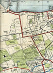 Edinburgh Corporation Transport Department  -  Map of Tram and Bus Routes  -  1932  -  Granton