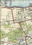 Edinburgh Corporation Transport Department - Map of Tram and Bus Routes - 1932 - Granton
