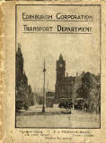 Cover of an Edinburgh Corporation Tramways Department Map, published around 1928