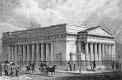 Engraving in 'Modern Athens'  -  The Royal Institution from Princes Street