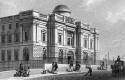 Engraving in 'Modern Athens'  -  Bank of Scotland Head Office, Bank Street, The Mound