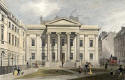 Engraving from 'Modern Athens'  -  hand-coloured  -  County Hall