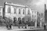 Engraving -n 'Modern Athens'  -  The Methodist Chapel in Nicholson Square