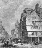 Engraving from 'Old & New Edinburgh'  -  The Lawnmarket