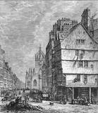 Engraving from 'Old & New Edinburgh'  -  The Lawnmarket
