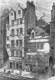 Engraving from 'Old & New Edinburgh'  -  Gladstone's Land