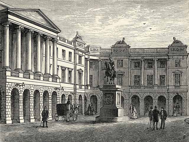 Engraving from 'Old & New Edinburgh  -  The Lawnmarket