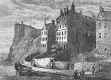 Engraving from 'Old & New Edinburgh'  -  Edinburgh Castle from Johnston Terrace