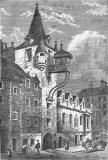 Engraving in 'Old & New Edinburgh  -  The Canongate Tolbooth